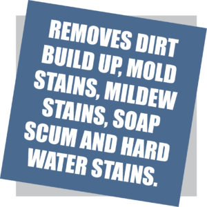 Advertise of removes dirt build up
