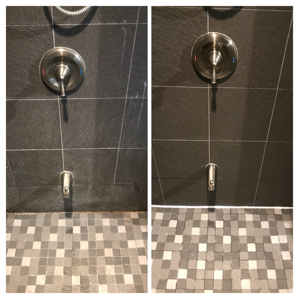 Shower mold cleaning